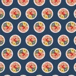 * Betsy's Sewing Kit BK22106 Poppy Cotton Blue