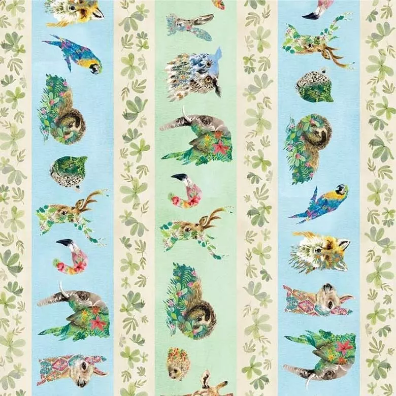 * Brush with Nature DDC10488MULT Portrait Stripe