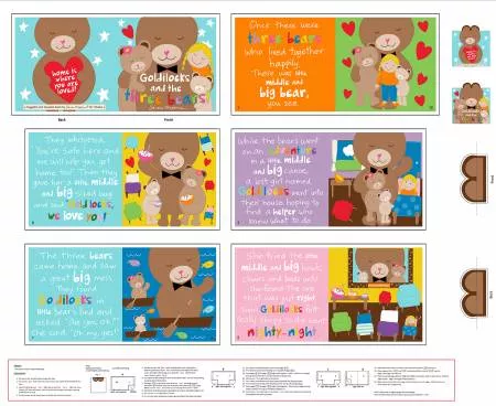 Multi Goldilocks & Three Bears Book