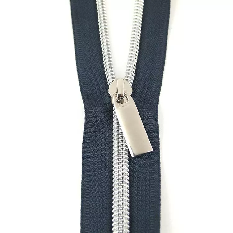 Zipper Navy/Nickel 9 Pulls/3yds ZBY5C16 Sallie Tomato#1