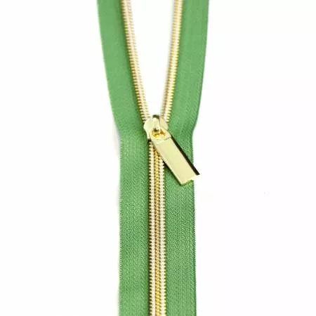 Zippers by the Yard Magnolia Gold
