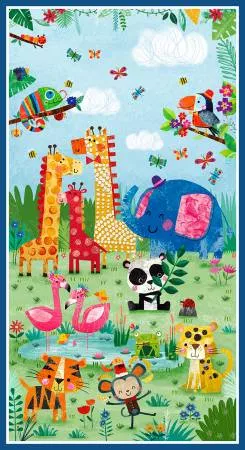 Zoo Crew- Sage Panel 24